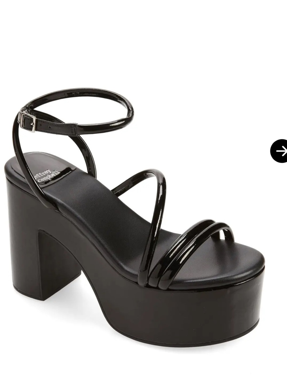 Jeffrey Campbell Mamba Platform Ankle Strap Sandal